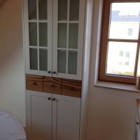 Bad und WC Möbel in Eiche massiv und Weißlack (3)