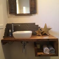Waschtisch in Eiche Altholz (2)