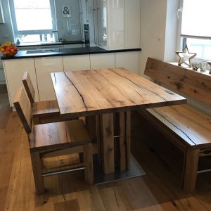 Esszimmermöbel in Eiche Altholz (1)