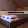 Jugendbett 140x200 aus Zebrano Furnier mit weißem Schleiflack kombiniert (3)