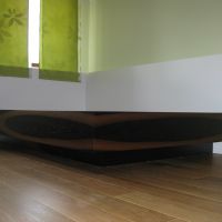 Jugendzimmer aus Räuchereiche mit weißem Schleiflack (3)