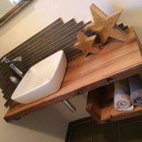 Waschtisch in Eiche Altholz (1)