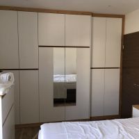 Schrank Eiche mit Weisslack