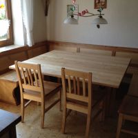 Esszimmereinrichtung in Birke und Rüster kombineirt (2)