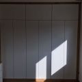 Schlafzimmerschrank Eiche mit Weisslack
