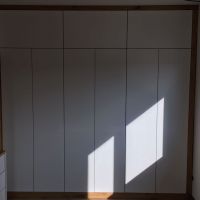 Schlafzimmerschrank Eiche mit Weisslack