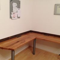 Schreibtisch in Eiche Altholz (1)